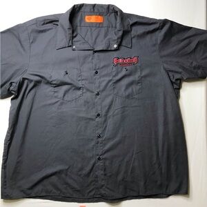 Gray Dickies Hellanbach Inc Button-Up Men's Shirt 5X